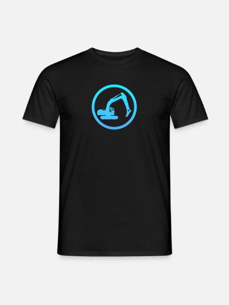Baggerfahrer Baggerfahrer Bagger - Männer T-Shirt - Schwarz