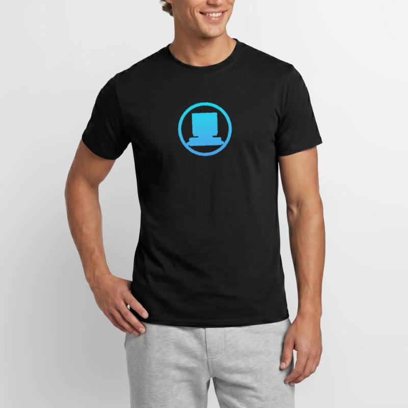 Computerarbeit Computer Internet Männer T-Shirt