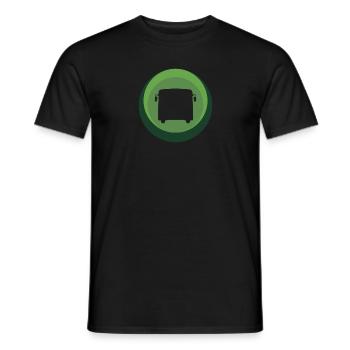 Bus Driver Driver Public Transport - Men's T-Shirt - black - Front - AI Model Male 178 light (178cm)