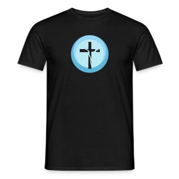 Bible Verse Bible Bible Verse - Men's T-Shirt - black - Front - AI Model Male 178 light (178cm)