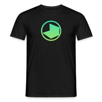 Blogging Blogging Blogger - Men's T-Shirt - black - Front - AI Model Male 178 light (178cm)