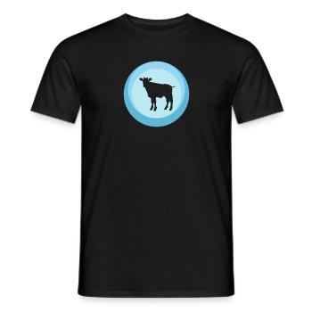 Kuh Stier Stier - Männer T-Shirt - Schwarz - Vorne - AI Model Male 178 light (178cm)
