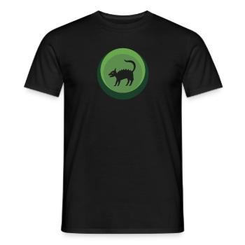 Cryptozoology Bigfoot Fable - Men's T-Shirt - black - Front - AI Model Male 178 light (178cm)