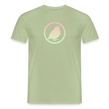 Vogel Vögel Flügel - Männer T-Shirt - Sage - Vorne - AI Model Male 178 light (178cm)