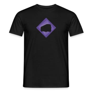 Bus Driver School Bus Driver - Men's T-Shirt - black - Front - AI Model Male 178 light (178cm)