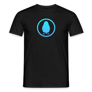 Vogel Vogel Abbildung Vögel beobachten - Männer T-Shirt - Schwarz - Vorne - AI Model Male 178 light (178cm)
