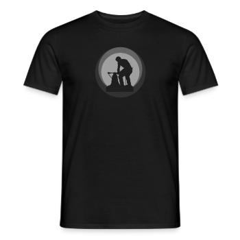 Blacksmith Forming Craft - Men's T-Shirt - black - Front - AI Model Male 178 light (178cm)