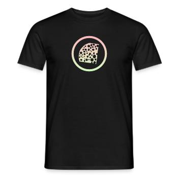 Mouse Cheese Parmesan - Men's T-Shirt - black - Front - AI Model Male 178 light (178cm)