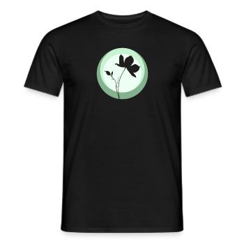 Botany Herbology Flora - Men's T-Shirt - black - Front - AI Model Male 178 light (178cm)
