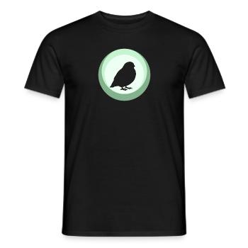 Bird Bird Observation des oiseaux - T-shirt homme - noir - Devant - AI Model Male 178 light (178cm)