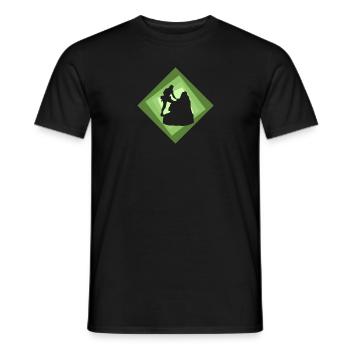 Klettern Felsklettern Kletterer - Männer T-Shirt - Schwarz - Vorne - AI Model Male 178 light (178cm)