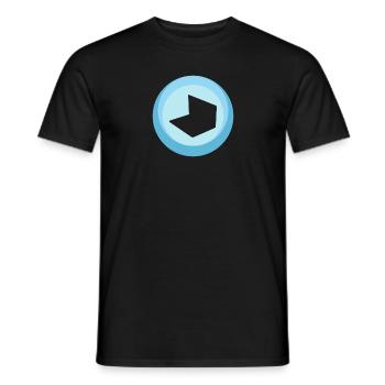 Blog Homepage Blogger - Men's T-Shirt - black - Front - AI Model Male 178 light (178cm)