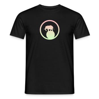 Zirkuszelt Akrobatik Elefanten - Männer T-Shirt - Schwarz - Vorne - AI Model Male 178 light (178cm)