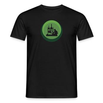 Biochimie Molécule chimique - T-shirt homme - noir - Devant - AI Model Male 178 light (178cm)