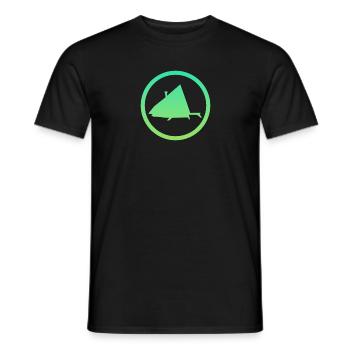Camping Glamping Moderne - T-shirt homme - noir - Devant - AI Model Male 178 light (178cm)