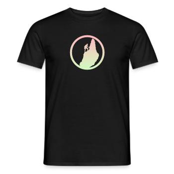 Climbing Wall Summit Climbing - Men's T-Shirt - black - Front - AI Model Male 178 light (178cm)