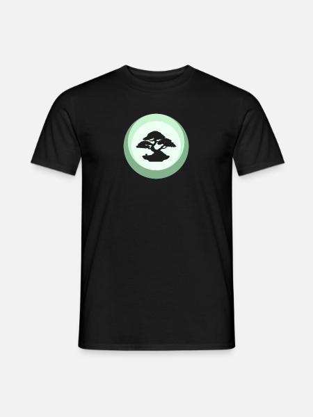 Trees Tree Japanese Art - Men's T-Shirt - black