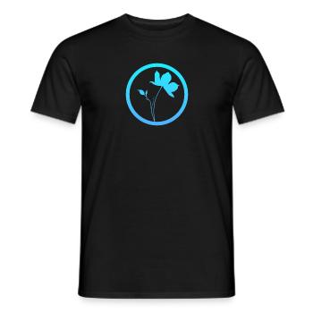 Botanique Horticulture Botanique - T-shirt homme - noir - Devant - AI Model Male 178 light (178cm)