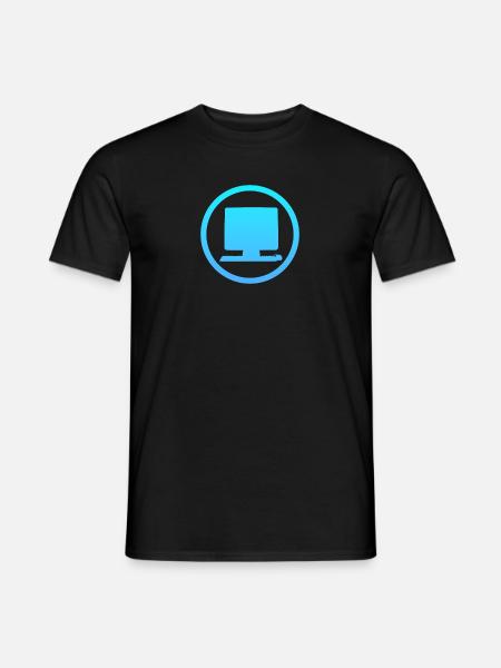 Computer Online Tech - Men's T-Shirt - black