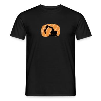 Construction de chantier de construction construction de maison d’ouvrier - T-shirt homme - noir - Devant - AI Model Male 178 light (178cm)