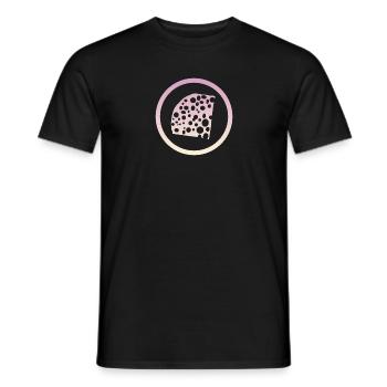 Mouse Cheese Emmental - Men's T-Shirt - black - Front - AI Model Male 178 light (178cm)