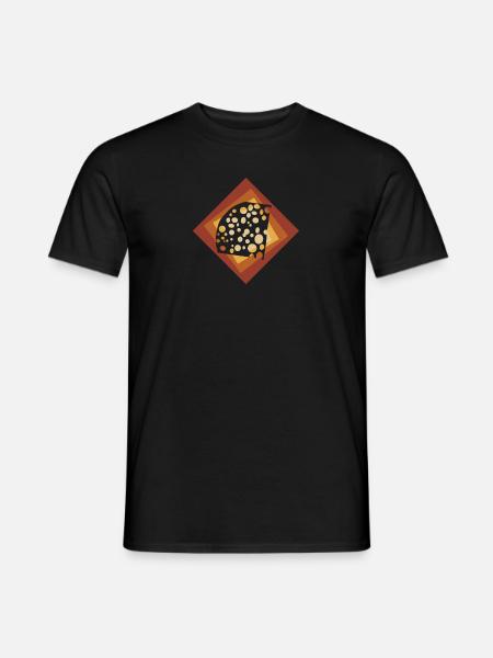 Käse Maus Burger - Männer T-Shirt - Schwarz