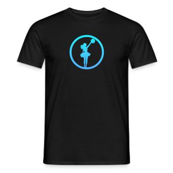 Pompon Pom-pom girl - T-shirt homme - noir - Devant - AI Model Male 178 light (178cm)