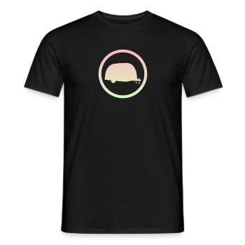 Camper Caravan Camper - Men's T-Shirt - black - Front - AI Model Male 178 light (178cm)
