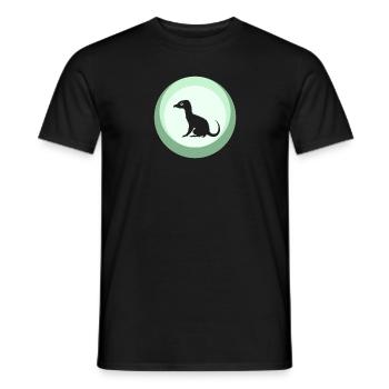 Cryptozoology Mythical Unicorn - Men's T-Shirt - black - Front - AI Model Male 178 light (178cm)