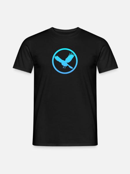 Flying, Animal, Animal - Men's T-Shirt - black