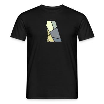 Seilklettern Kletterer Bergsteigen - Männer T-Shirt - Schwarz - Vorne - AI Model Male 178 light (178cm)