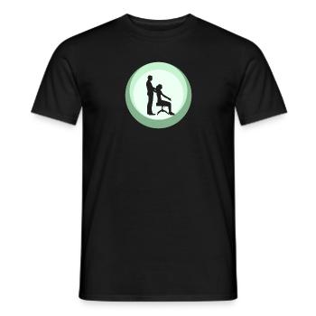 Chiropraktik Mediziner Chiropractor - Männer T-Shirt - Schwarz - Vorne - AI Model Male 178 light (178cm)