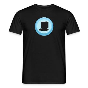 Nerd de l’informatique Nerd - T-shirt homme - noir - Devant - AI Model Male 178 light (178cm)