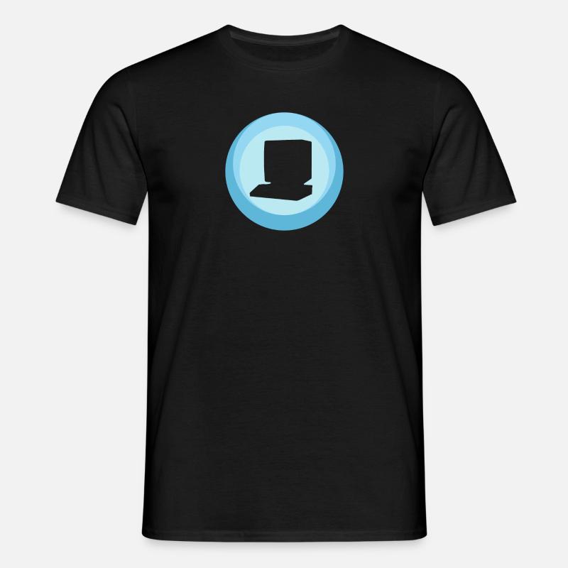 Computer Nerd Nerd - Men's T-Shirt - black