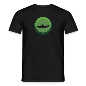 Canoë Pagayer Kayak - T-shirt homme - noir - Devant - AI Model Male 178 light (178cm)