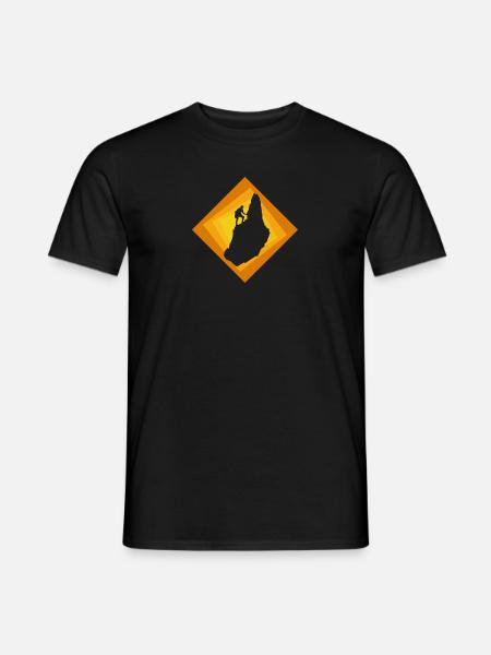 Escalade Climber Mountain - T-shirt homme - noir