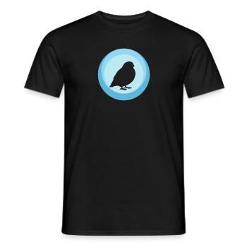 Vogel Vogel Vogel Abbildung - Männer T-Shirt - Schwarz - Vorne - AI Model Male 178 light (178cm)