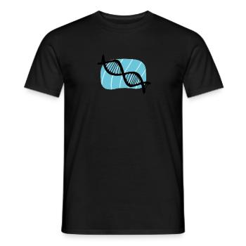 Biology Zoology Biologist - Men's T-Shirt - black - Front - AI Model Male 178 light (178cm)