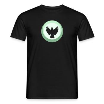 Bird Bird Parrot - Men's T-Shirt - black - Front - AI Model Male 178 light (178cm)