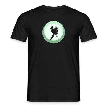 Cockatiel Cockatiel Funny - Men's T-Shirt - black - Front - AI Model Male 178 light (178cm)