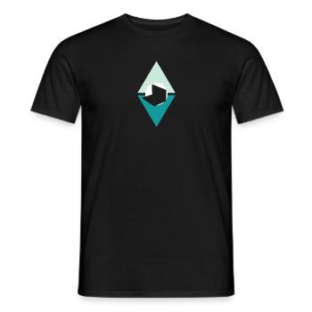 Blog Blogger Writing - Men's T-Shirt - black - Front - AI Model Male 178 light (178cm)