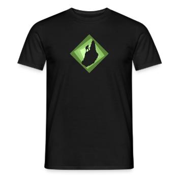 Escalade Climber Summit - T-shirt homme - noir - Devant - AI Model Male 178 light (178cm)