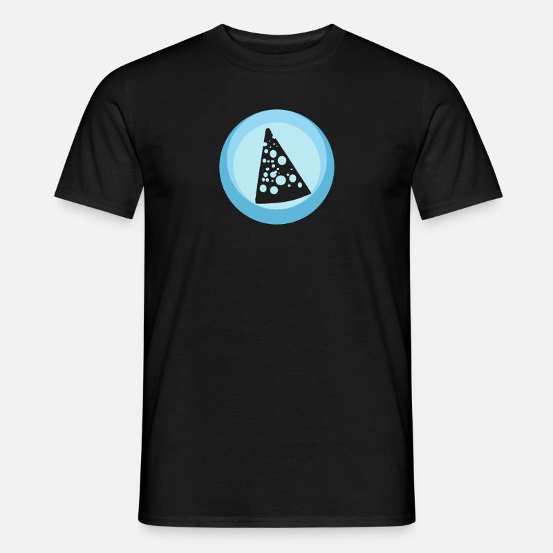 Käse Feinschmecker Feinschmecker - Männer T-Shirt - Schwarz