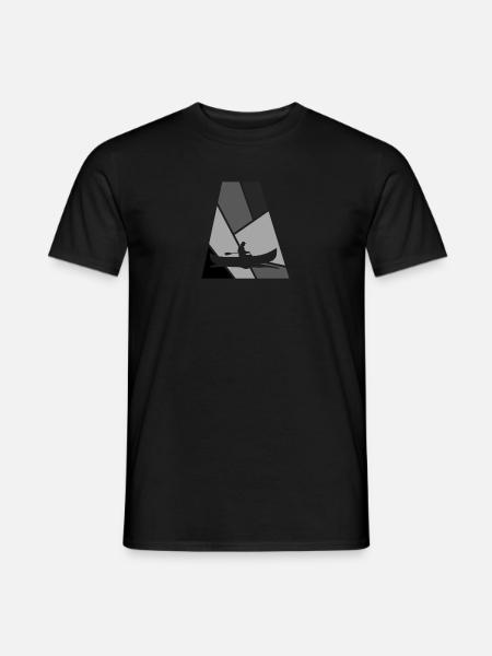 Kano Kajak Kano - Heren T-shirt - zwart