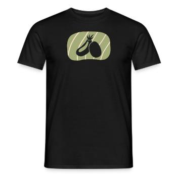 Viande végétalienne pour le bien-être animal - T-shirt homme - noir - Devant - AI Model Male 178 light (178cm)