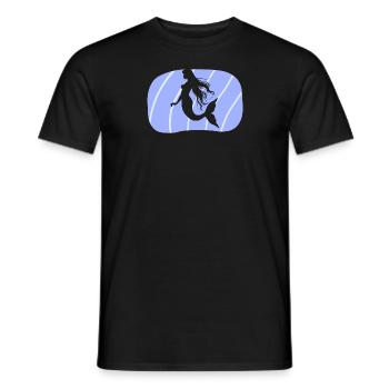 Créature mythique Marina - T-shirt homme - noir - Devant - AI Model Male 178 light (178cm)