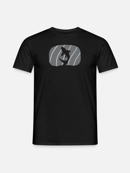 Koi Fisch Japan Fischkopf - Männer T-Shirt - Schwarz