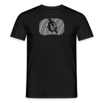 Fabelwesen Meerjungfrau Flosse - Männer T-Shirt - Schwarz - Vorne - AI Model Male 178 light (178cm)