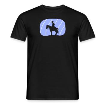 Bottes de cowboy Saddle Cowboy - T-shirt homme - noir - Devant - AI Model Male 178 light (178cm)