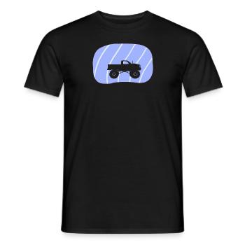 Monster Truck Off-Road Conducteur Tout-Terrain - T-shirt homme - noir - Devant - AI Model Male 178 light (178cm)